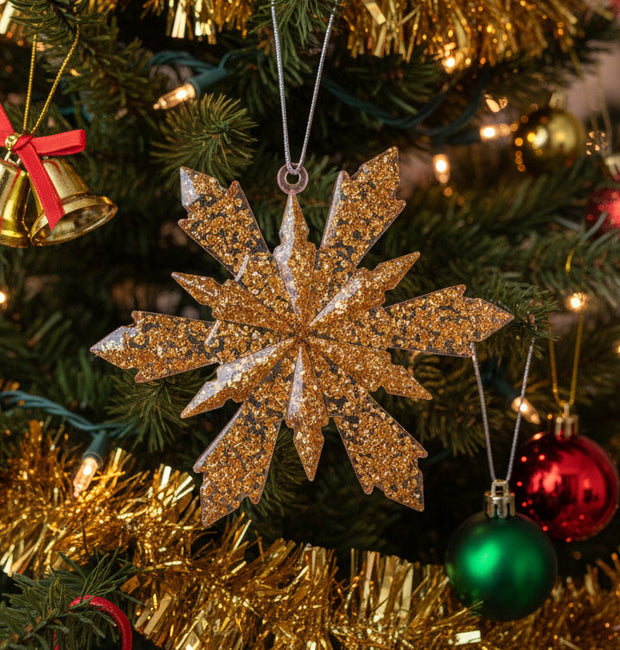 ✨ Handcrafted Resin Snowflake Ornaments – Colorful & Unique ✨
