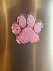 Paw Print Magnets