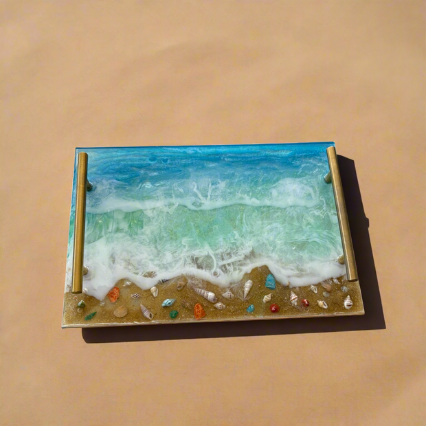 Beach Resin Tray
