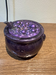 🧙‍♀️ Resin Witch’s Cauldron – stash jar with lid