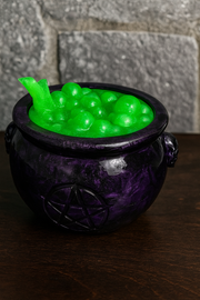 🧙‍♀️ Resin Witch’s Cauldron – stash jar with lid